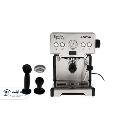 اسپرسوساز نوا مدل NCM-128EXPS ظرفیت ۱.۷ لیتر با فشار بخار ۱۵ بار